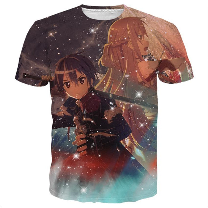 Kirito And Asuna 2 Sword Art Online Shirts