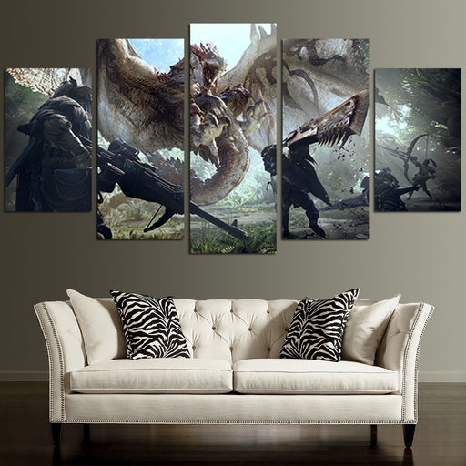 Monster Hunter World Wall Art Canvas