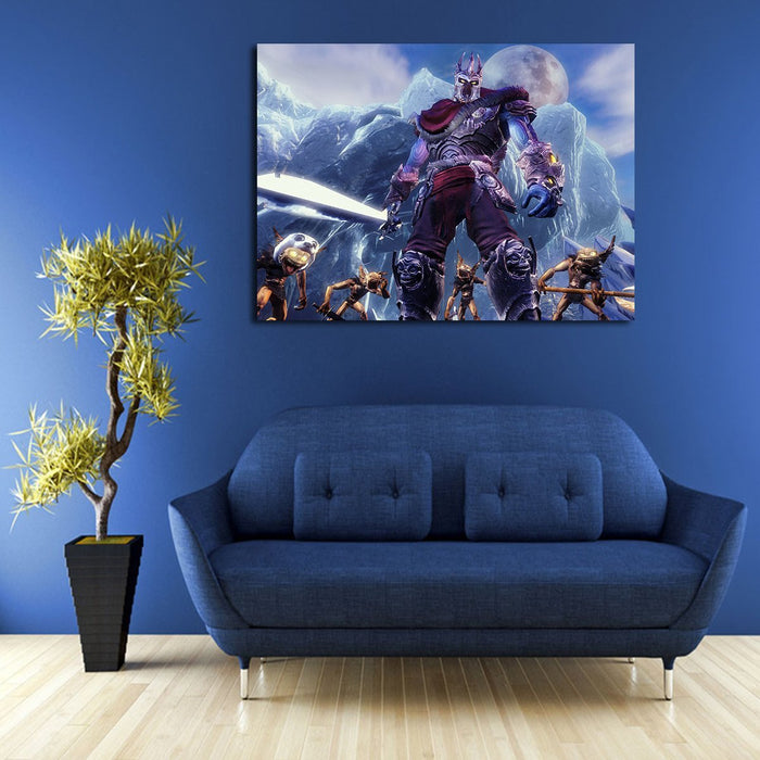 Character Overlord Wall Art Canvas