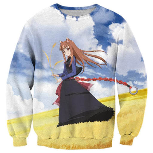 Spice And Wolf  Holo In The Field Shirts