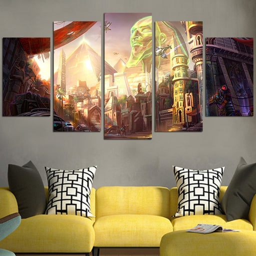 Overwatch Of Map Wall Art Canvas