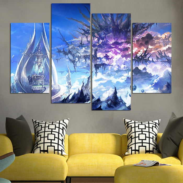 Final Fantasy XIV Heavensward Concept Wall Art Canvas