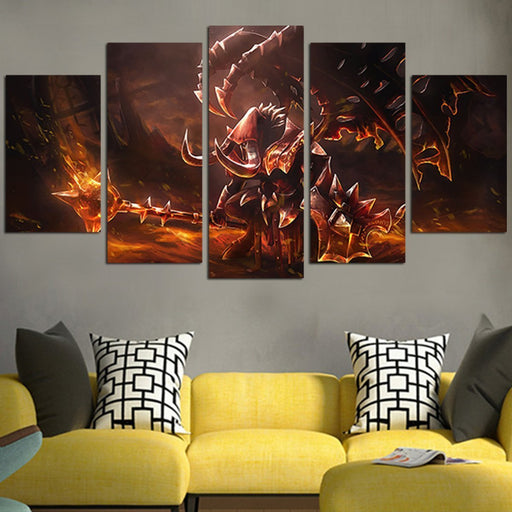Dota 2 Doom Wall Art Canvas