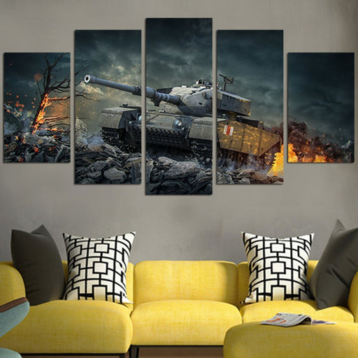 FV4202 Tank Wall Art Canvas