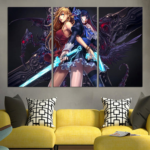 Character Panty & Stocking With Garterbelt Wall Art Canvas