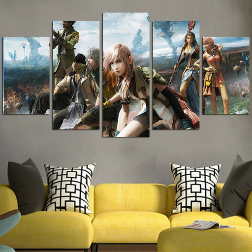 Final Fantasy Lightning Character Wall Art Canvas