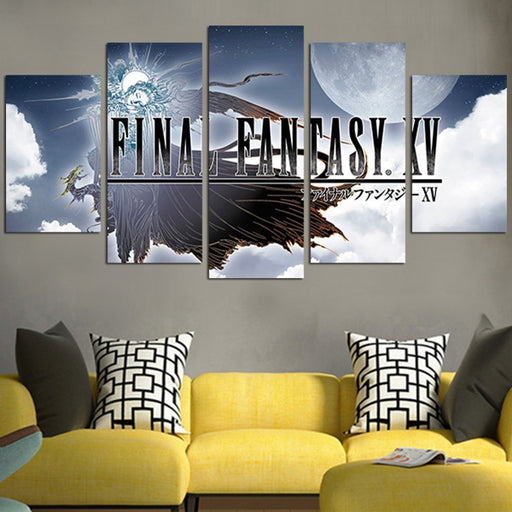 Anime Logo Final Fantasy Wall Art Canvas