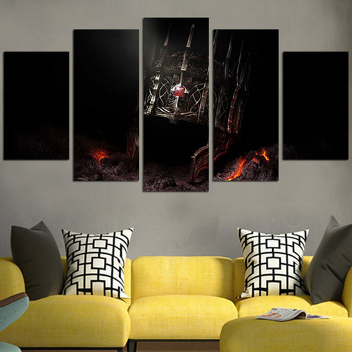 Dark Souls 2 Crown Of The Old Iron King Wall Art Canvas