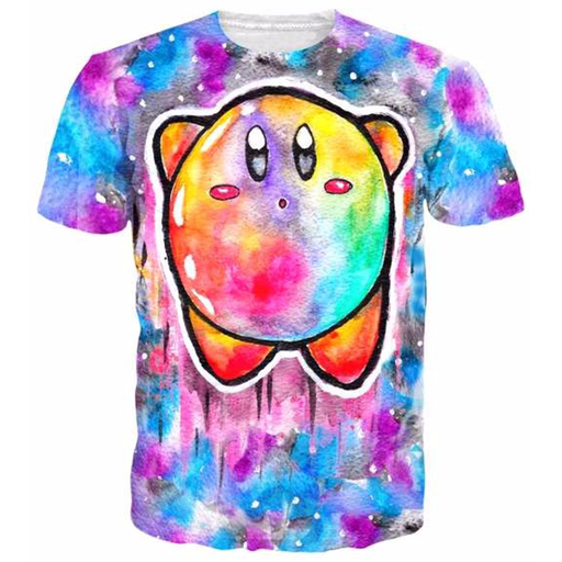 Kirby 3D Printed Shirts
