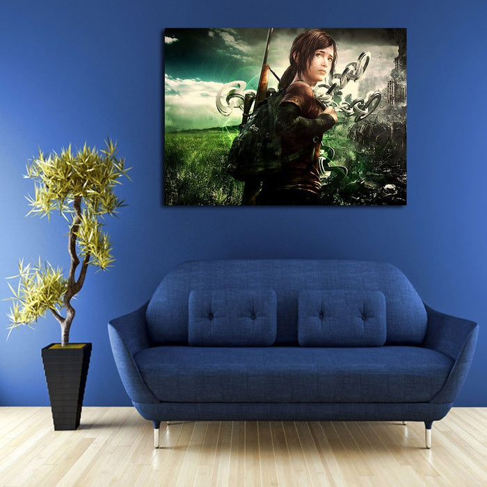 The Last Of Us  Ellie Wall Art Canvas
