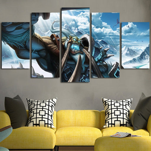 Charater World Of Warcraft Wall Art Canvas