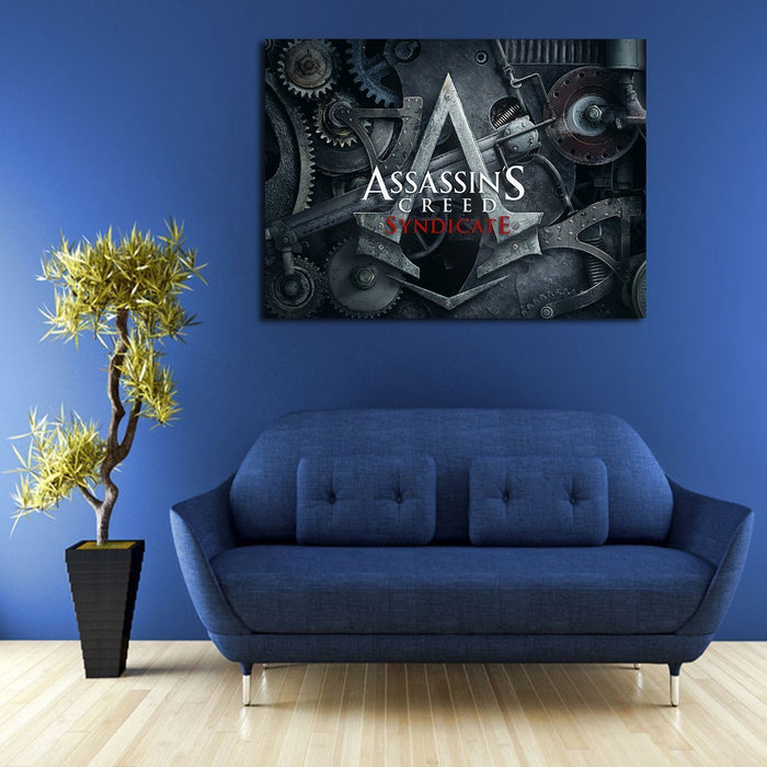 Assassin's Creed Syndicate Logo Wall Art Canvas