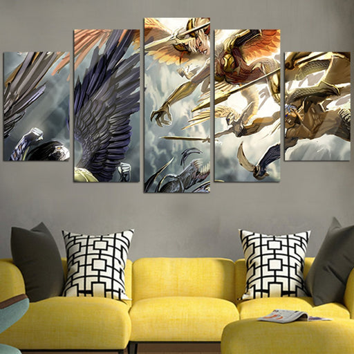 The Darkness 2 Angelus Fight Wall Art Canvas