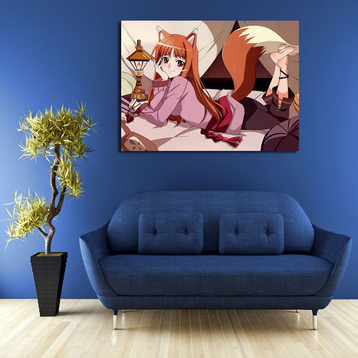 Spice And Wolf Holo So Cute Wall Art Canvas