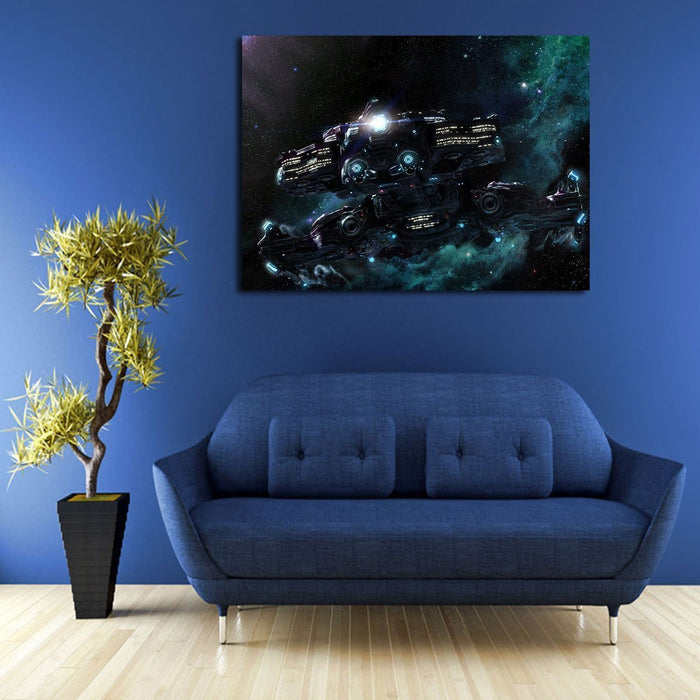 StarCraft II Arcturus Mengsk Hyperion Wall Art Canvas