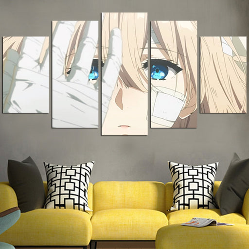 The Face Of Violet Evergarden Beautiful Wall Art Canvas
