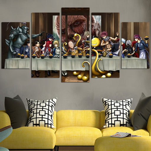 Character Of One Punch Man Wall Art Canvas
