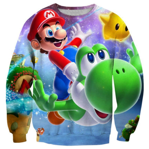 Super Mario Riding Yoshi Shirts