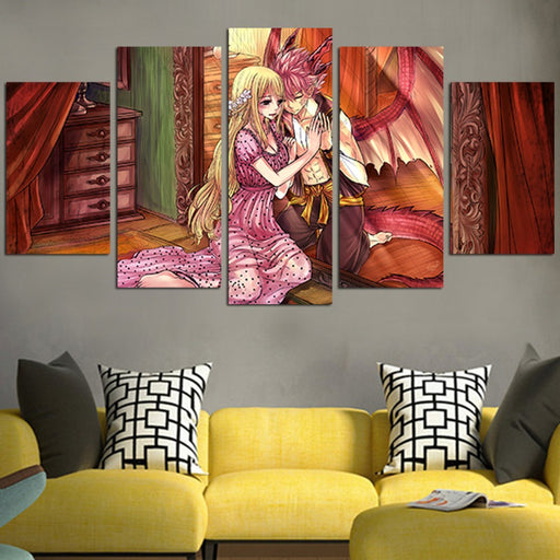 Fairy Tail Love Story Wall Art Canvas