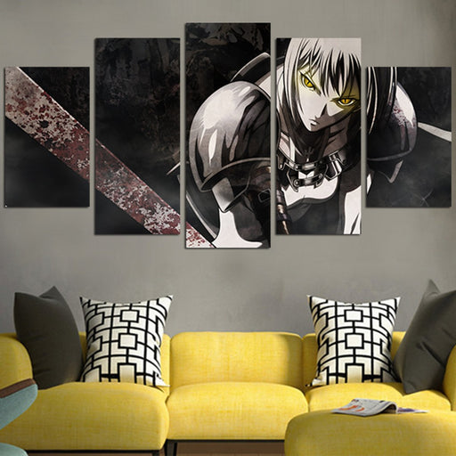 Claymore Clare Holding Swood Wall Art Canvas