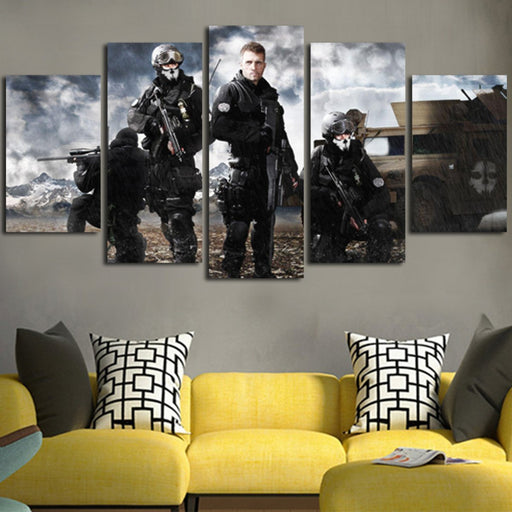Call of Duty Ghost Backgrounds Wall Art Canvas