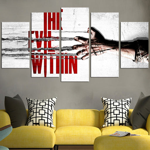 The Evil Within Hand Wall Art Canvas