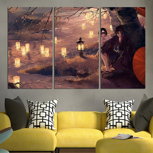 Noragami Yato And Nora Under The Tree Wall Art Canvas