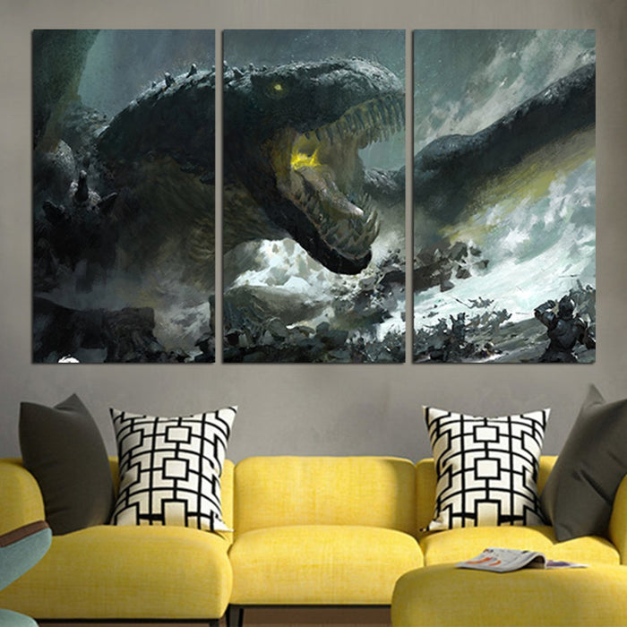 Guild Wars 2 Dragons Wall Art Canvas