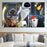 3 Panel Robot Wall-E Wall Art Canvas