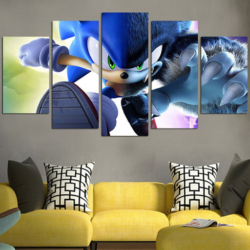 Sonic Fond D̩cran Wall Art Canvas