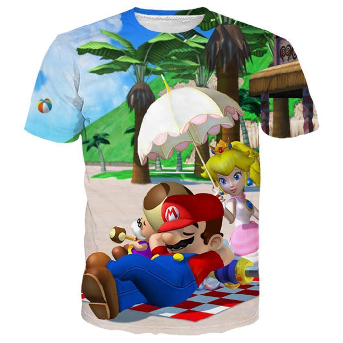 Super Mario And Princess Peach Shirts