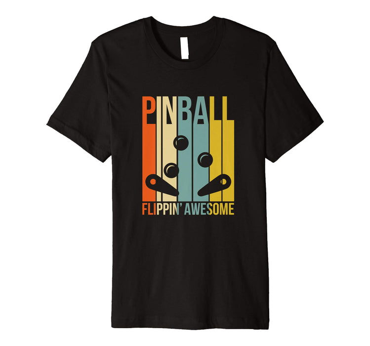Cute Pinball Retro Men's T-Shirt Black