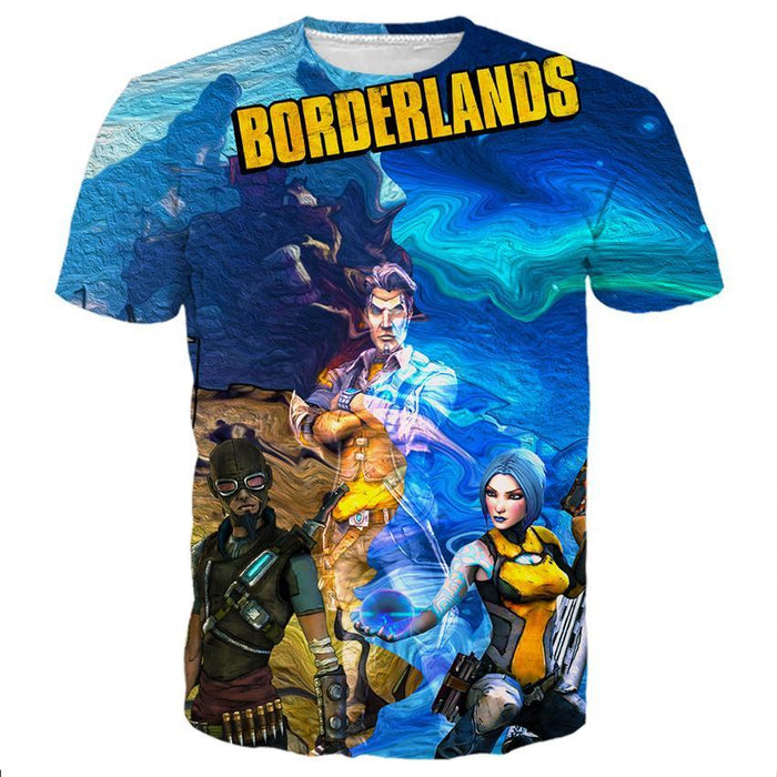 Characters In Borderlands Shirts