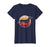 Funny Vintage Retro Dachshund Weiner Dog Mother Dad Gift Women's T-Shirt Navy