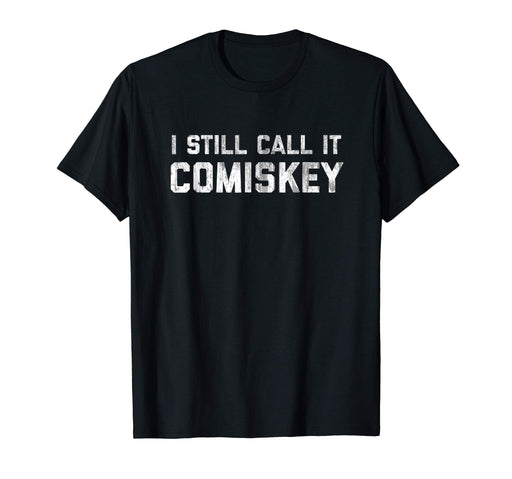 Hotest I Still Call It Comiskey Chicago Baseball Vintage Men's T-Shirt Black
