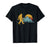 Great Retro Bigfoot Silhouette Mountain Sun Believe! Men's T-Shirt Black