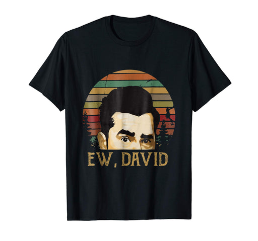 Hot Ew David Rose Funny Retro Vintage Men's T-Shirt Black
