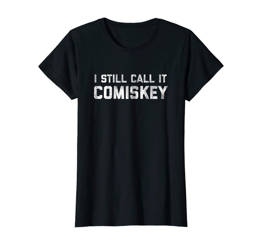 Hotest I Still Call It Comiskey Chicago Baseball Vintage Women's T-Shirt Black