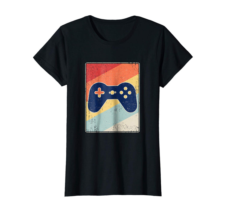 Hotest Retro Video Game Vintage Gaming Distressed Gift Women's T-Shirt Black