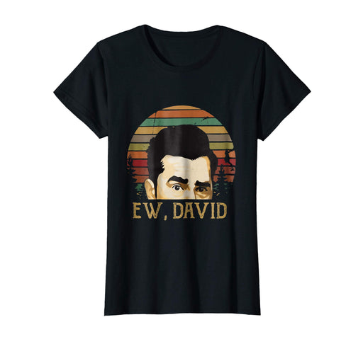 Hot Ew David Rose Funny Retro Vintage Women's T-Shirt Black