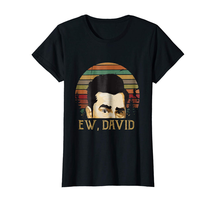 Hot Ew David Rose Funny Retro Vintage Women's T-Shirt Black