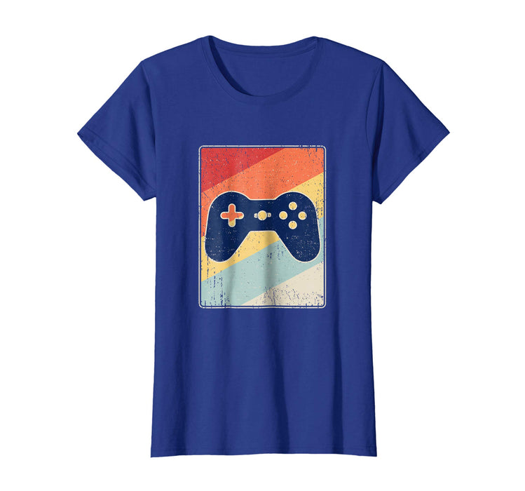 Hotest Retro Video Game Vintage Gaming Distressed Gift Women's T-Shirt Royal Blue