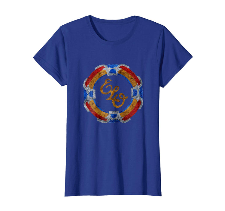 Hotest Funny Flying Disc Vintage Music Rock Band 70s Women's T-Shirt Royal Blue