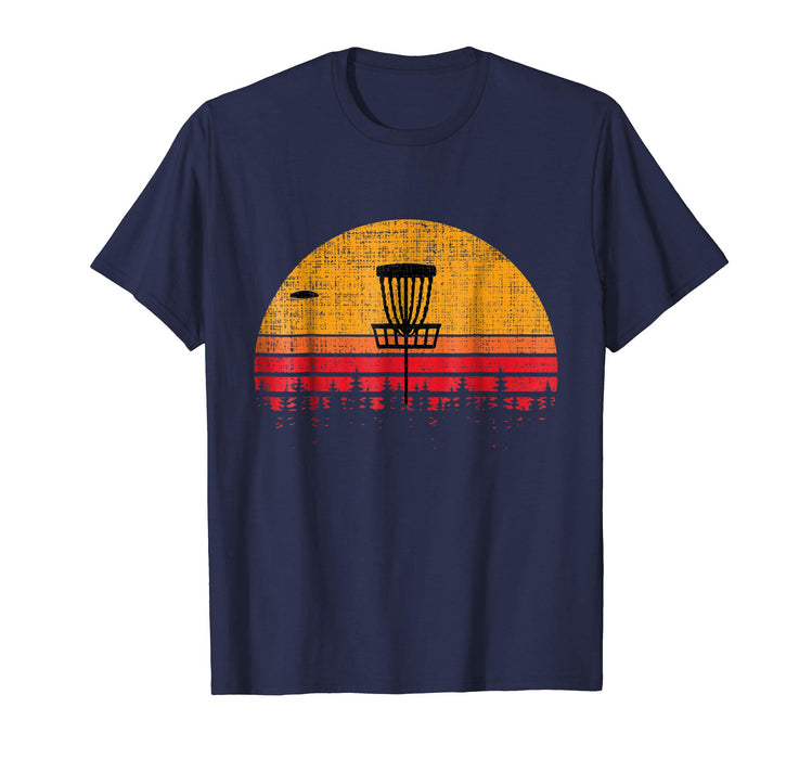 Wonderful Vintage Retro Frolf Frisbee Disc Golf Tee Gift Men's T-Shirt Navy