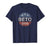 Funny Beto 2020 Vintage Button Beto O'rourke Men's T-Shirt Navy
