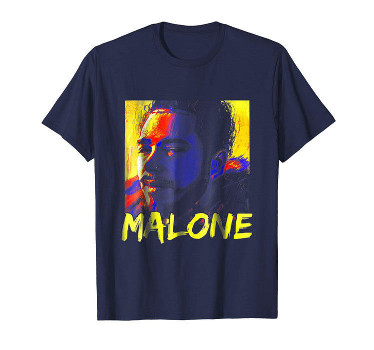 Hot Vintage Rapper Post Leave Me Malone Malone Costume Men's T-Shirt Navy