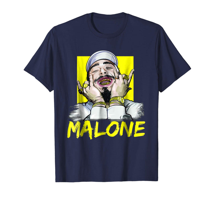 Beautiful Vintage Rapper Post Leave Me Malone Malone Costume Men's T-Shirt Navy