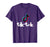 Hot Music Note Vintage Music Lover Christmas Gift Men's T-Shirt Purple