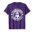 Beautiful Peace Love Rock And Roll Guitar Retro Hippie Men's T-Shirt Purple