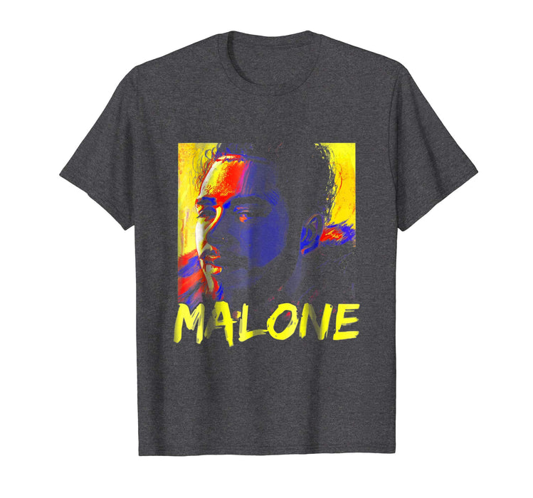 Hot Vintage Rapper Post Leave Me Malone Malone Costume Men's T-Shirt Dark Heather